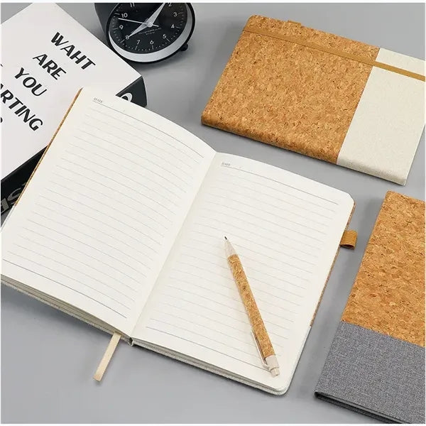 A5 Cork Notebook with Pen