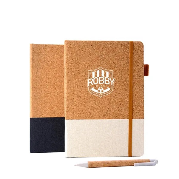 A5 Cork Notebook with Pen Giftset
