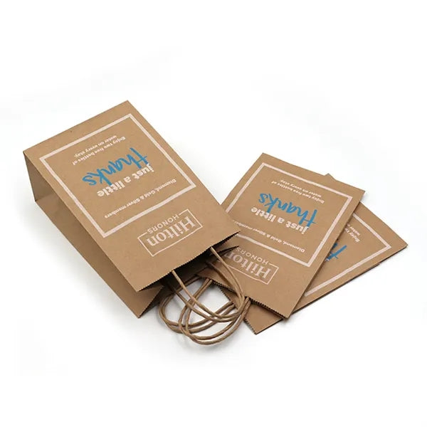 8x4x10'' 150GSM Natural Kraft Shopping Bag