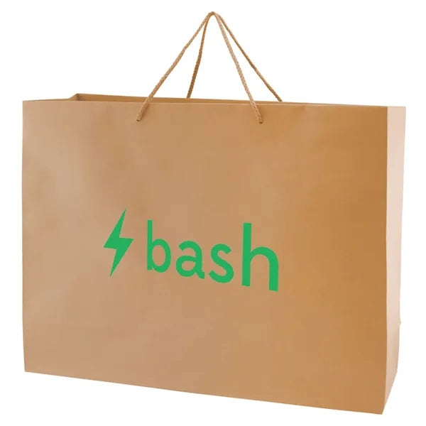 16x6x12'' 180GSM Natural Kraft Clothes Bag