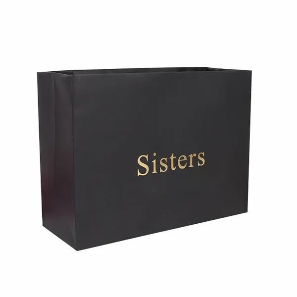 16x6x12'' Matt/Gloss 190GSM White Cardboard Shopping Bag