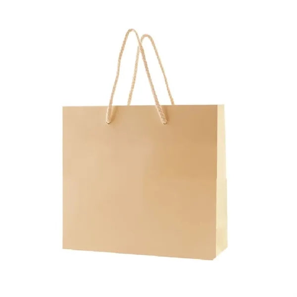 6x4x6'' Matt/Gloss 190GSM White Cardboard Gifts Bag