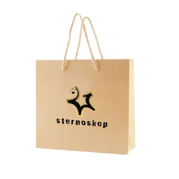 6x4x6'' Matt/Gloss 190GSM White Cardboard Gifts Bag