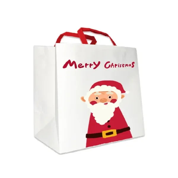 6x4x6'' Matt/Gloss 210GSM White Cardboard Shopping Bag
