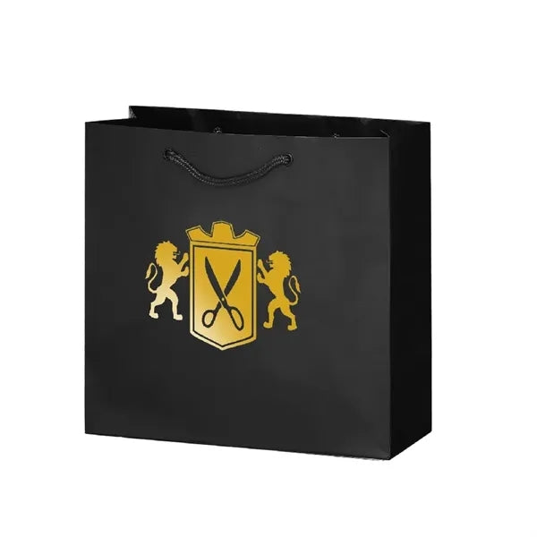 13x7x13'' Matt/Gloss 250GSM White Cardboard Gift Bag