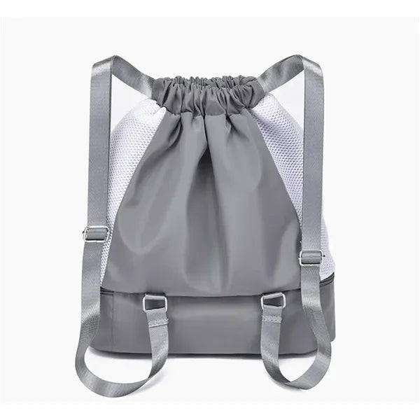 Waterproof Dry Wet Separate Drawstring Backpack