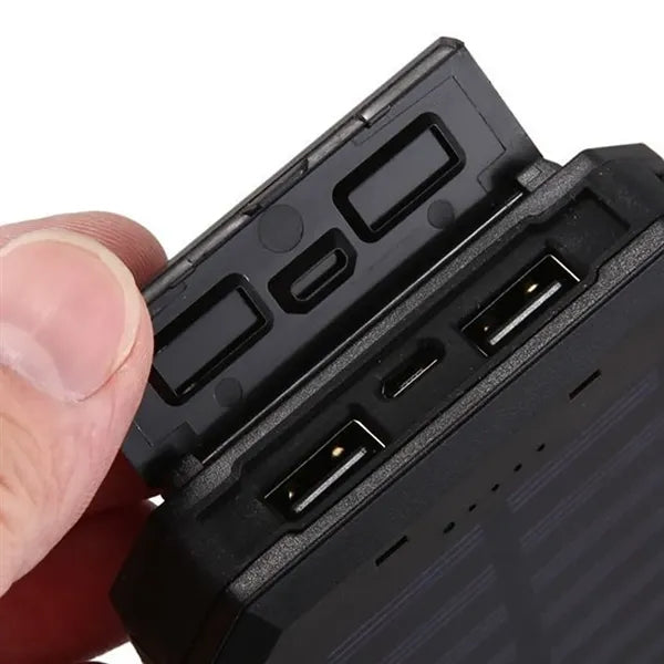 Waterproof Compass Solar Power Bank 8000mah