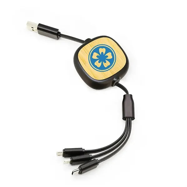 3-in-1 Retractable USB Cable