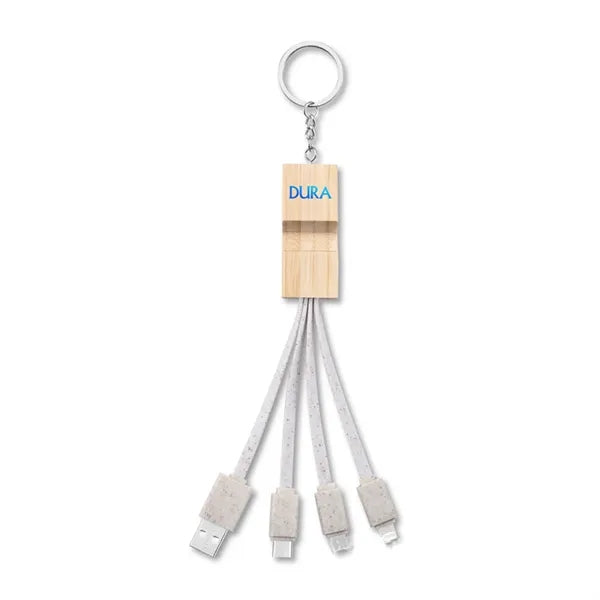 Biodegradable 3 in 1 Mobile Charging Cable Phone Holder
