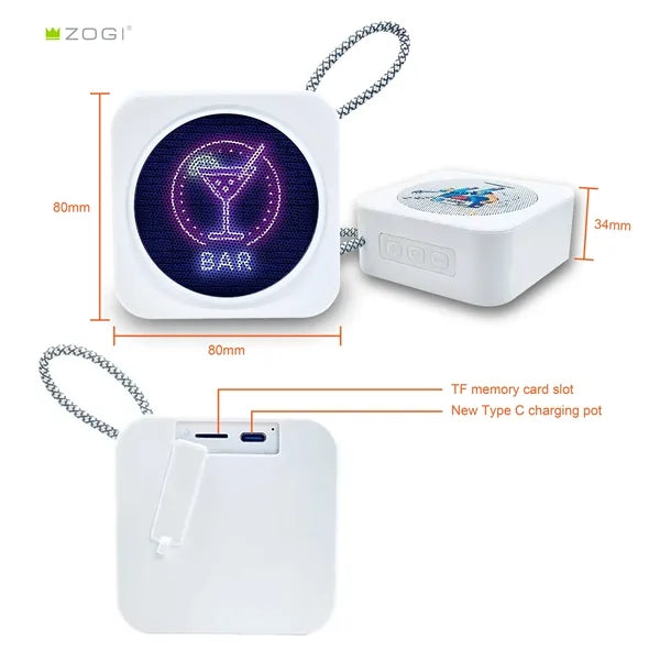 Printings Mini Waterproof Outdoor Speaker