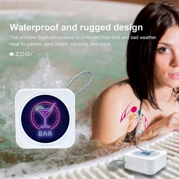Printings Mini Waterproof Outdoor Speaker
