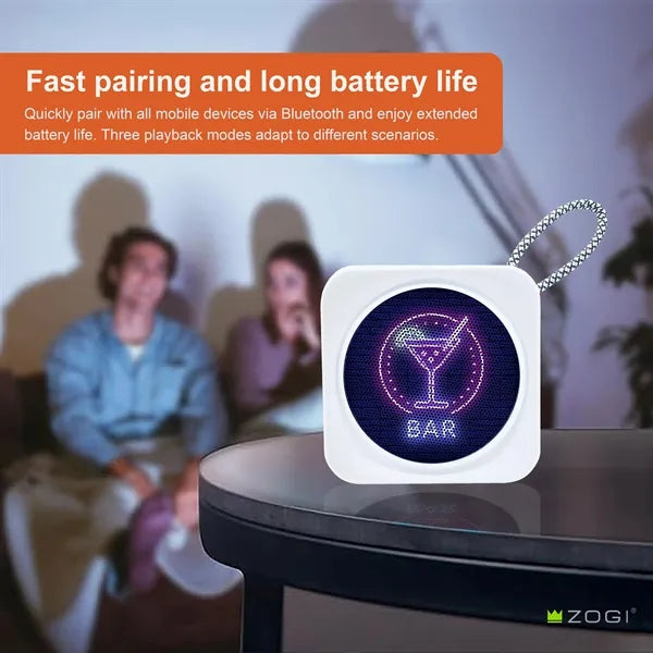Printings Mini Waterproof Outdoor Speaker