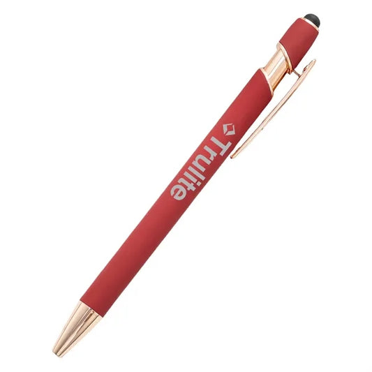 Rose Gold Soft Touch Rubber Pen
