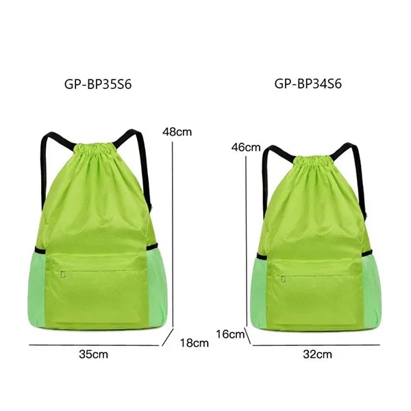 Waterproof Oxford Cloth Drawstring Backpack