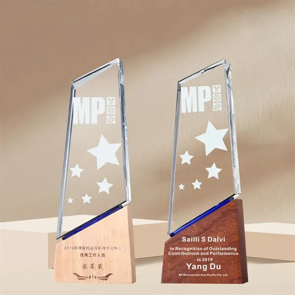 Glass Awards Trophy Cups