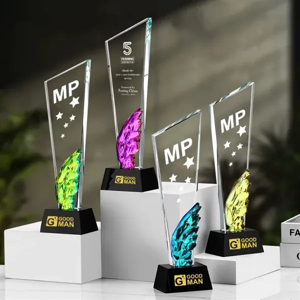 Creative Colorful Wing Shaped Trophy