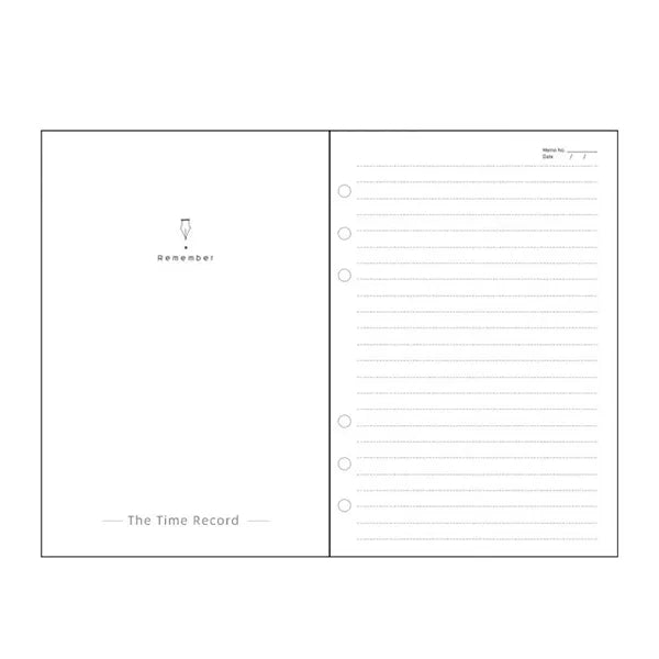 A5 Leather-bound Hardcover Notebook