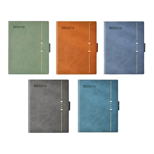 A5 Leather-bound Hardcover Notebook