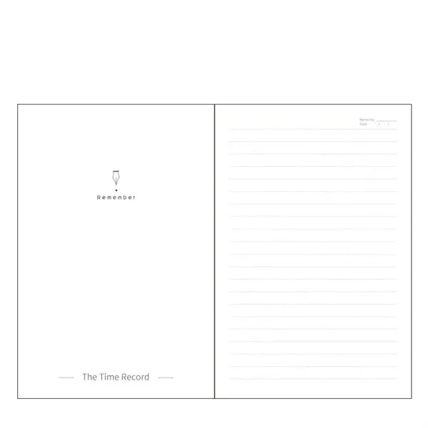 A5 Leather-bound Hardcover Notebook