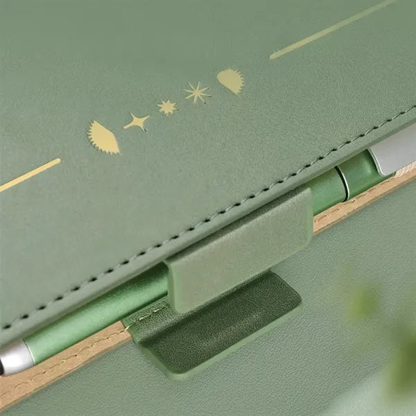 A5 Leather-bound Hardcover Notebook