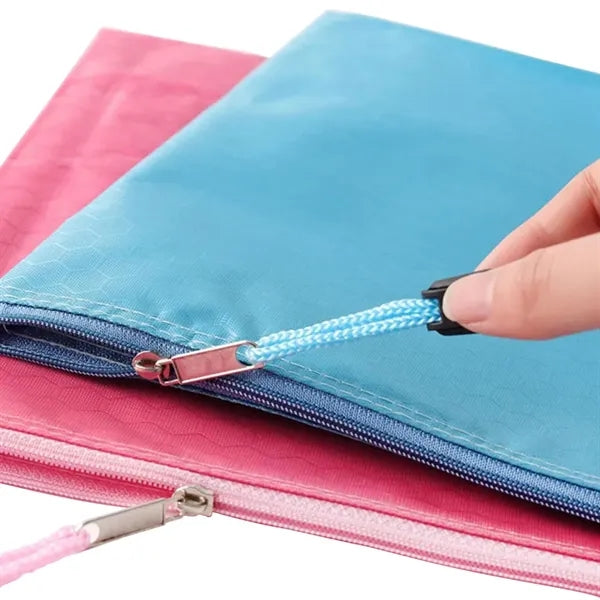 Waterproof Football Patterned Zipper Document Bag
