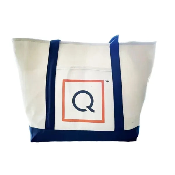 Natural Cotton Canvas Boat Bag