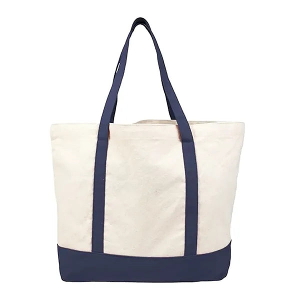 Natural Cotton Canvas Boat Bag