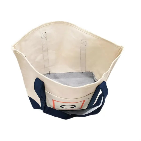 Natural Cotton Canvas Boat Bag