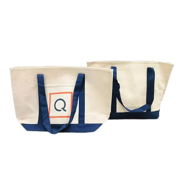 Natural Cotton Canvas Boat Bag