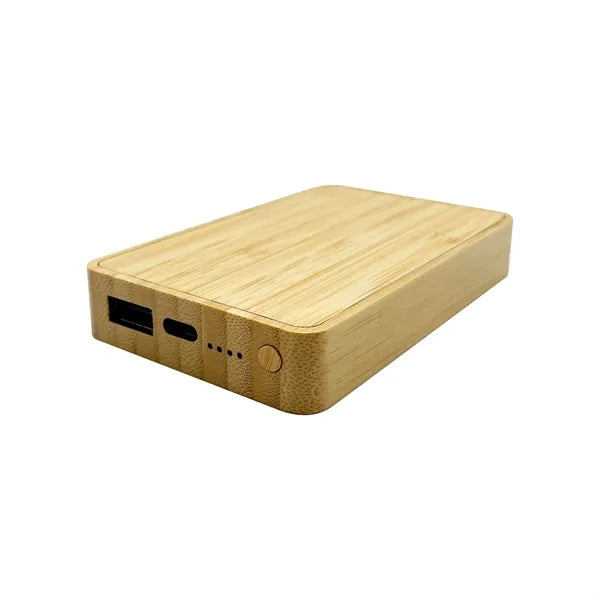 5000mAh Eco-friendly Bamboo Power Bank