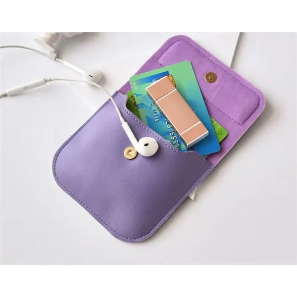 Ultra-thin Wallet Lipstick Storage Bag