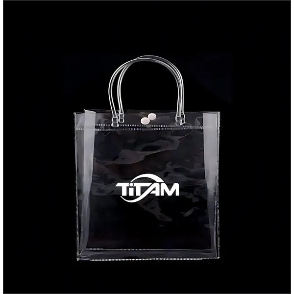 Clear Tote Bag(7.9"Wx7.9 "Hx3.1 "T)