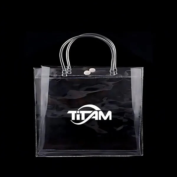 Clear Tote Bag(9.8"Wx7.9 "Hx2.8 "T)