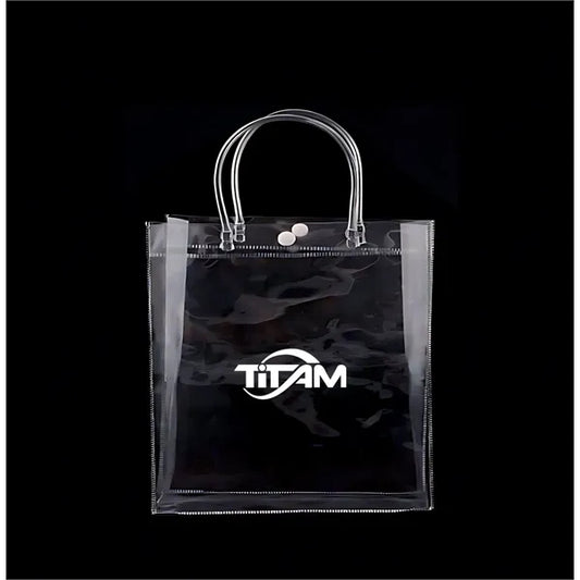 Clear Tote Bag(9.8"Wx9.8 "Hx2.8 "T)