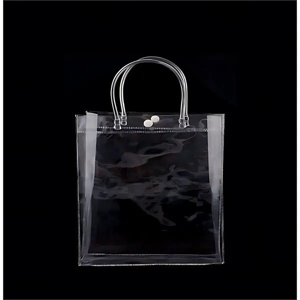 Clear Tote Bag(9.8"Wx9.8 "Hx2.8 "T)