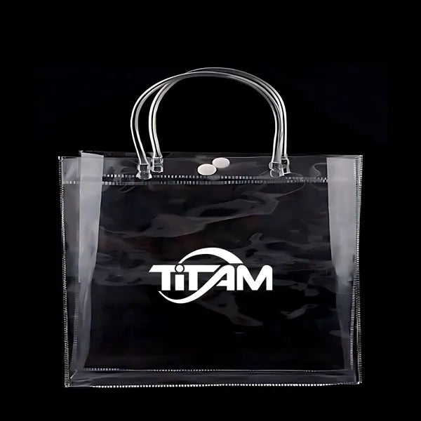 Clear Tote Bag(15.7"Wx11.8 "Hx3.9 "T)
