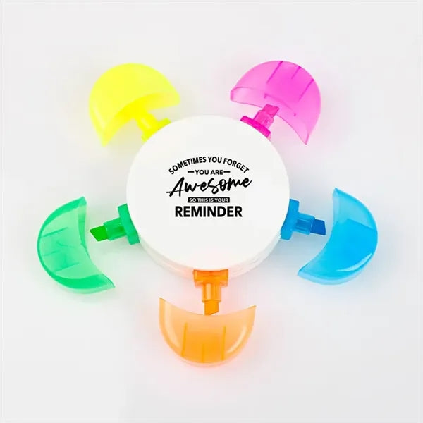 Five Multi-Color Highlighter