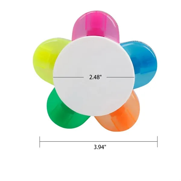 Five Multi-Color Highlighter