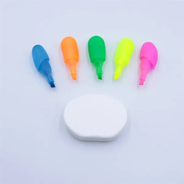 Hand-shaped Five Multi-Color Highlighter