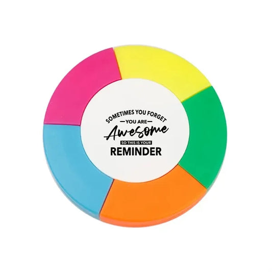 5-Color Circular Fluorescent Pen