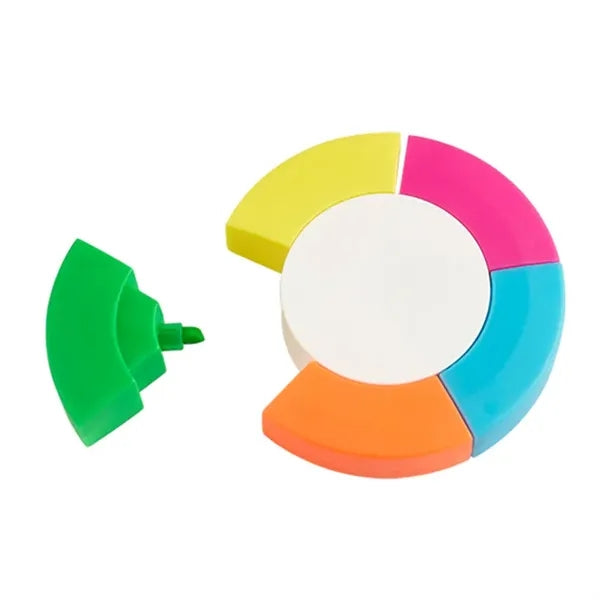 5-Color Circular Fluorescent Pen