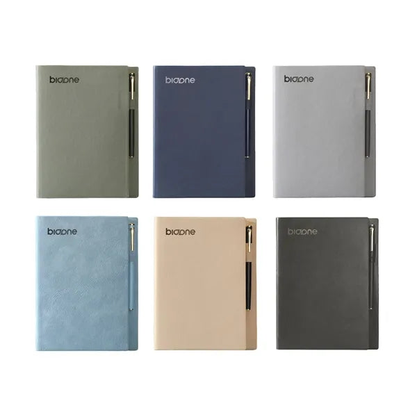 A5 Leather-bound Hardcover Notebook