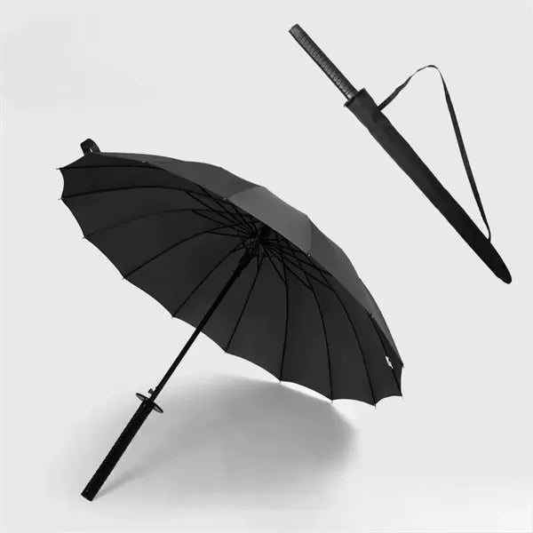 Martial Arts Knife-handle Designed 16-rib Umbrella