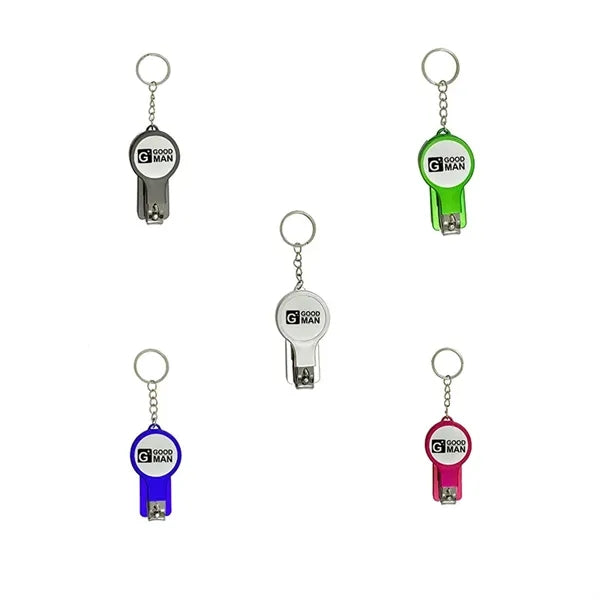 5-in-1 Nail Clipper Key Chain Whit Pen