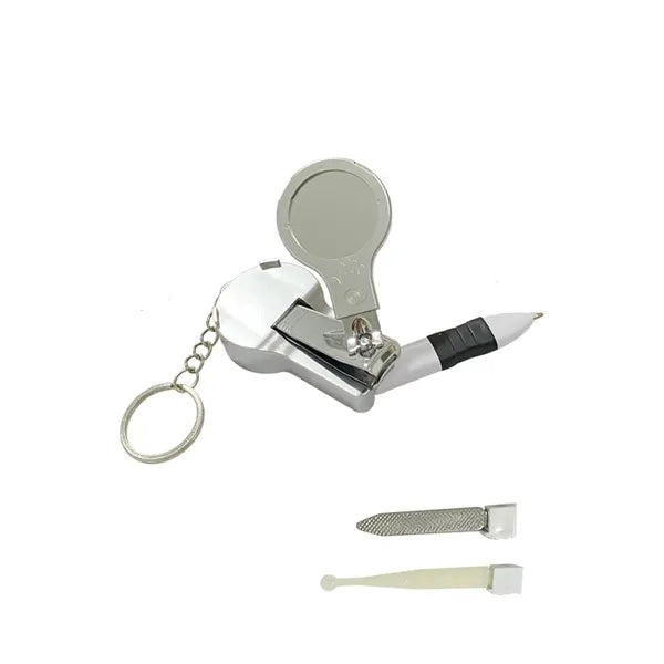 5-in-1 Nail Clipper Key Chain Whit Pen