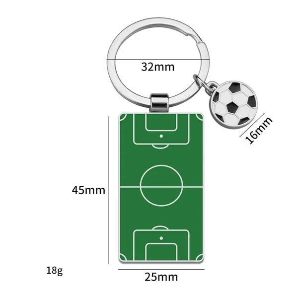 Soccer Field Keychain