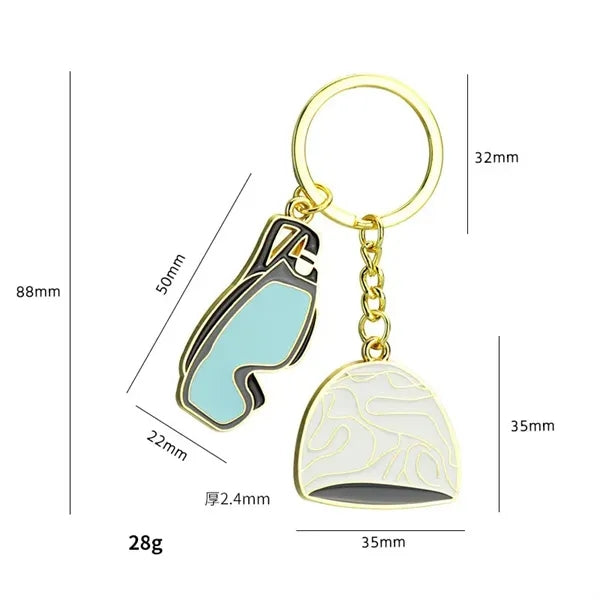 Swimming Goggles with Cap Keychain