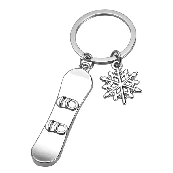 Snowboard Keychain