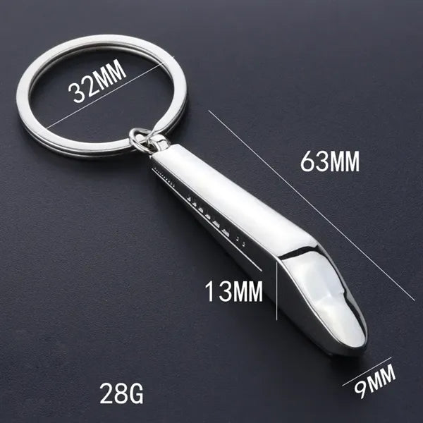 High-speed Train Keychain