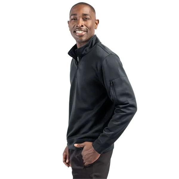 Clique Lift Solution-dyed Performance Unisex Half Zip Swe...